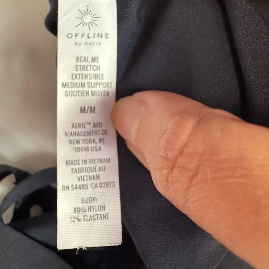 Offline by Aerie Real Me Stretch Strappy Back Sports Bra - Image 6