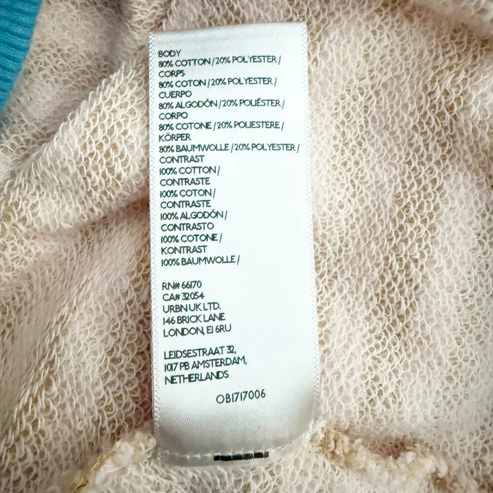 WE THE FREE PEOPLE | Classic Striped Oversized Crewneck Sweatshirt | Medium - Image 8