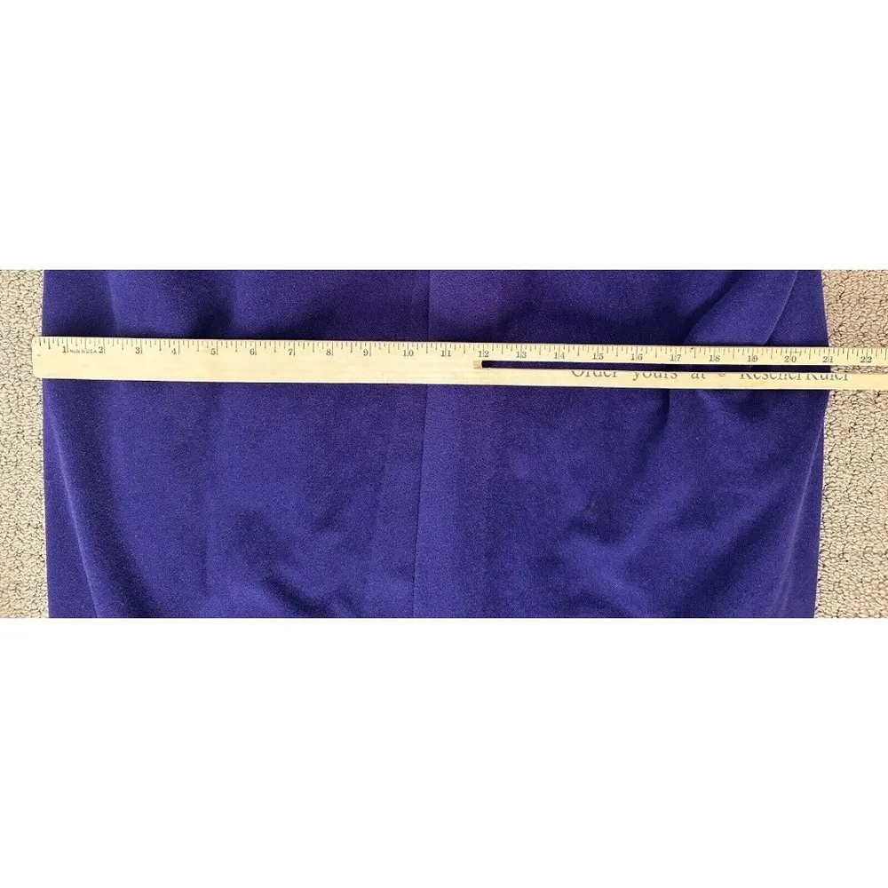 Vintage Vanity Fair Lounge Robe Fringe Embroidered Floral Full Length Purple - Image 15