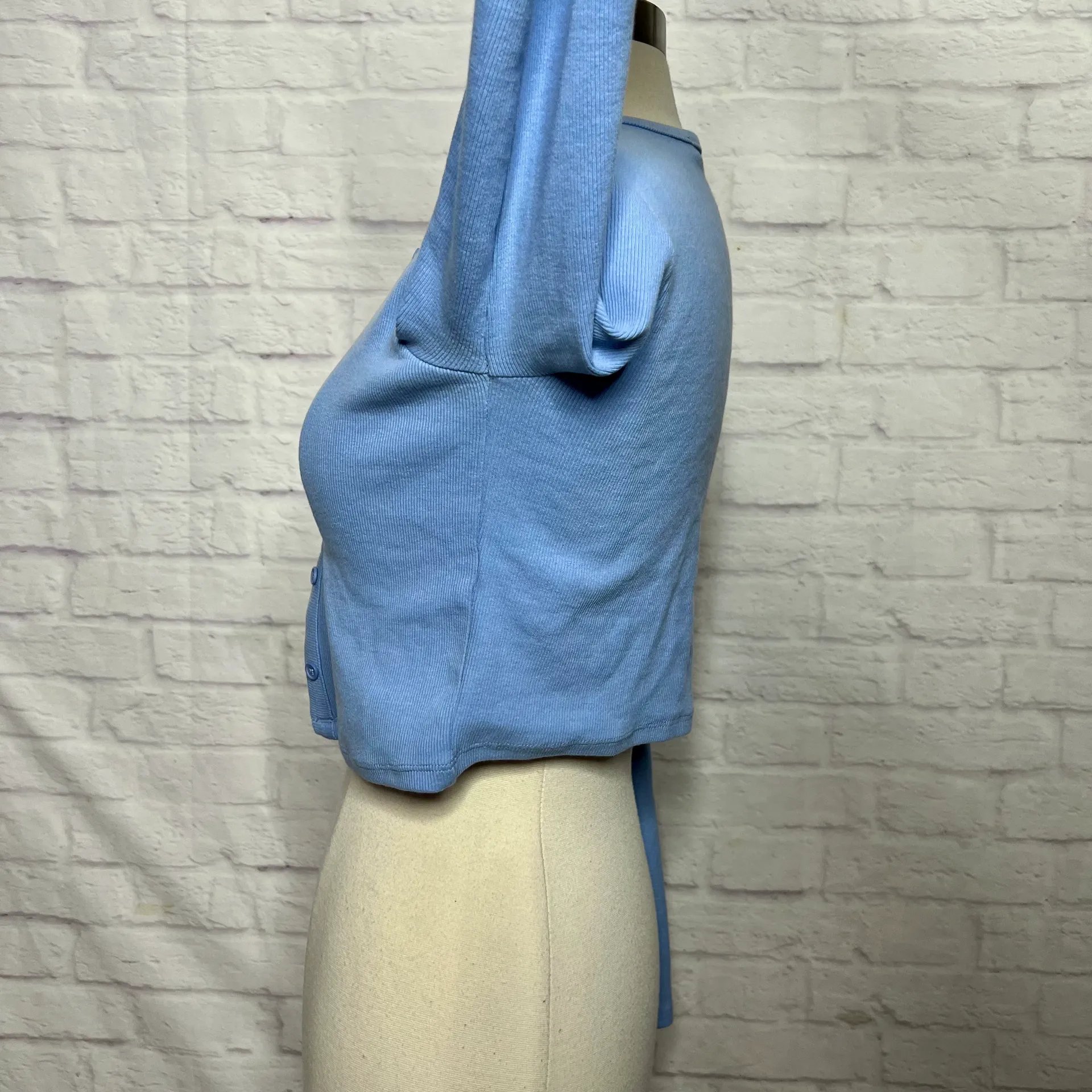 Rib Knit Fitted Sweater - Image 5