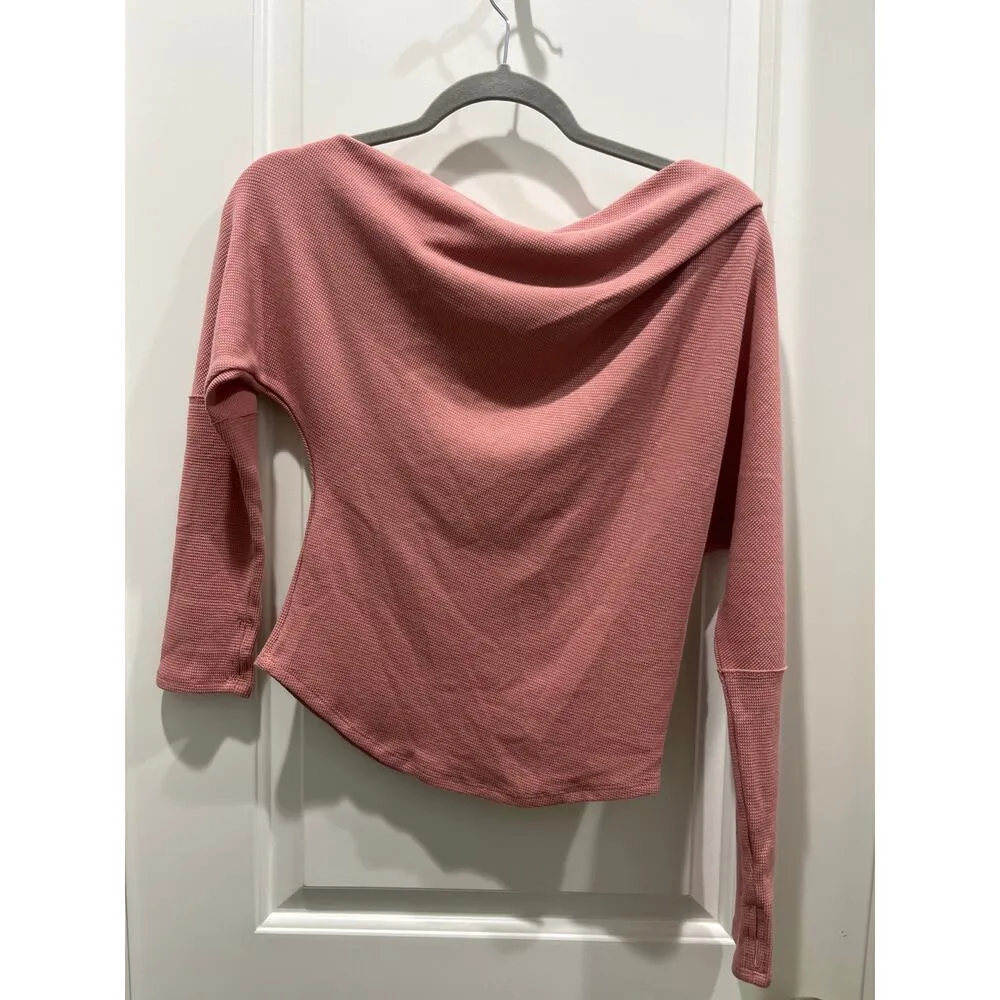 NWT Free People We The Free Fuji Thermal Top in Rose Sz XS - Image 9