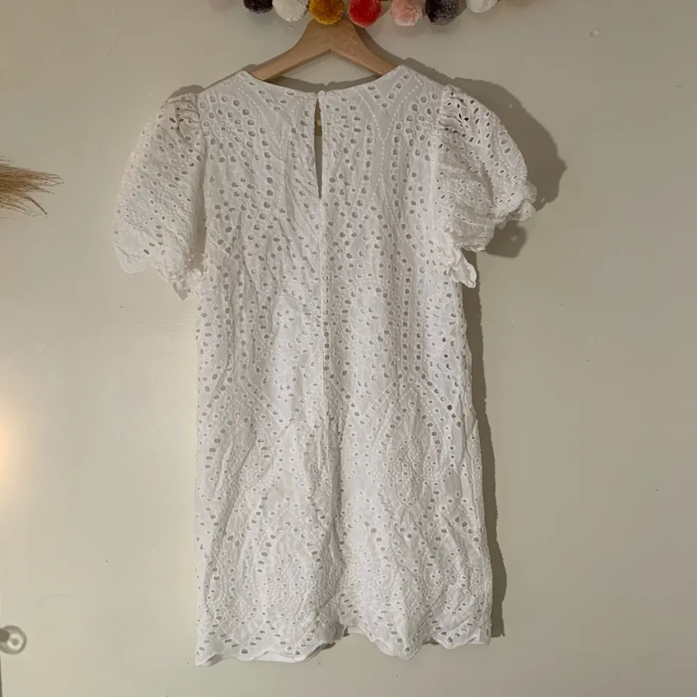 Loveriche Eyelet Mini Dress size Medium - Image 4