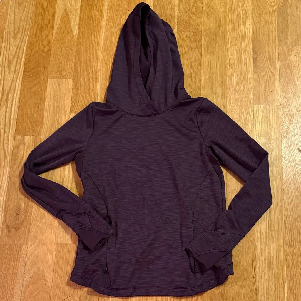 Athleta Bootcamp Hoodie Purple/Eggplant Size Small - Image 2