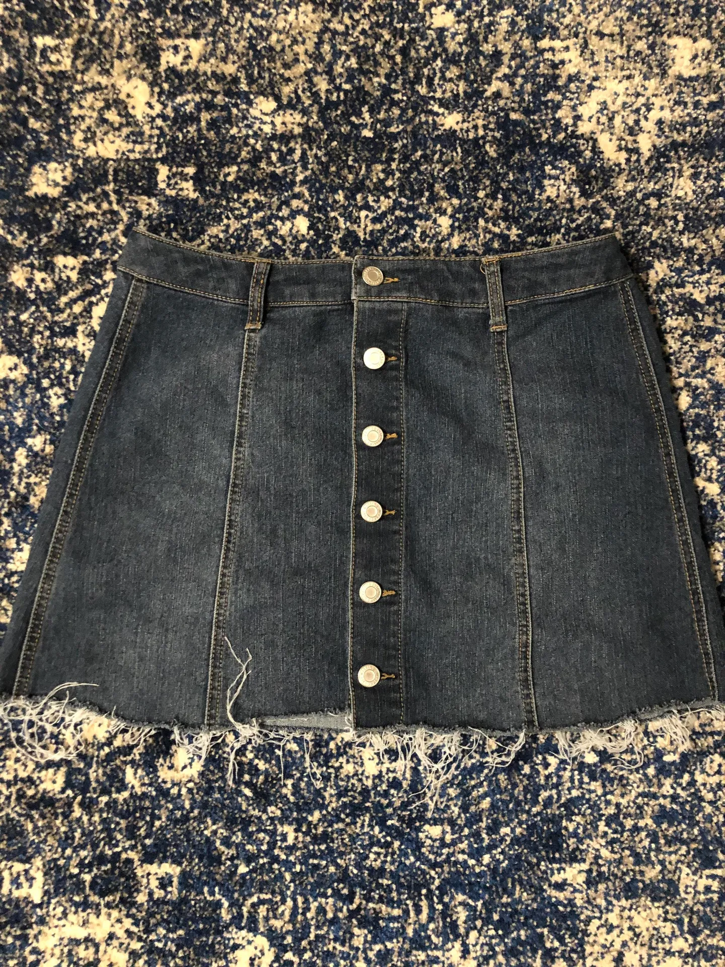 Jean Skirt Blue Size L - Image 4