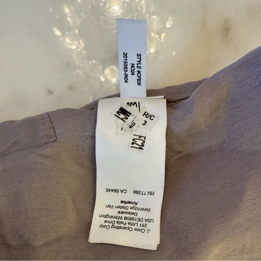 NWT J CREW SEQUIN FLOOR LENGTH SLIP DRESS SILVER SZ 0 Sold Out makeup inside - Image 12