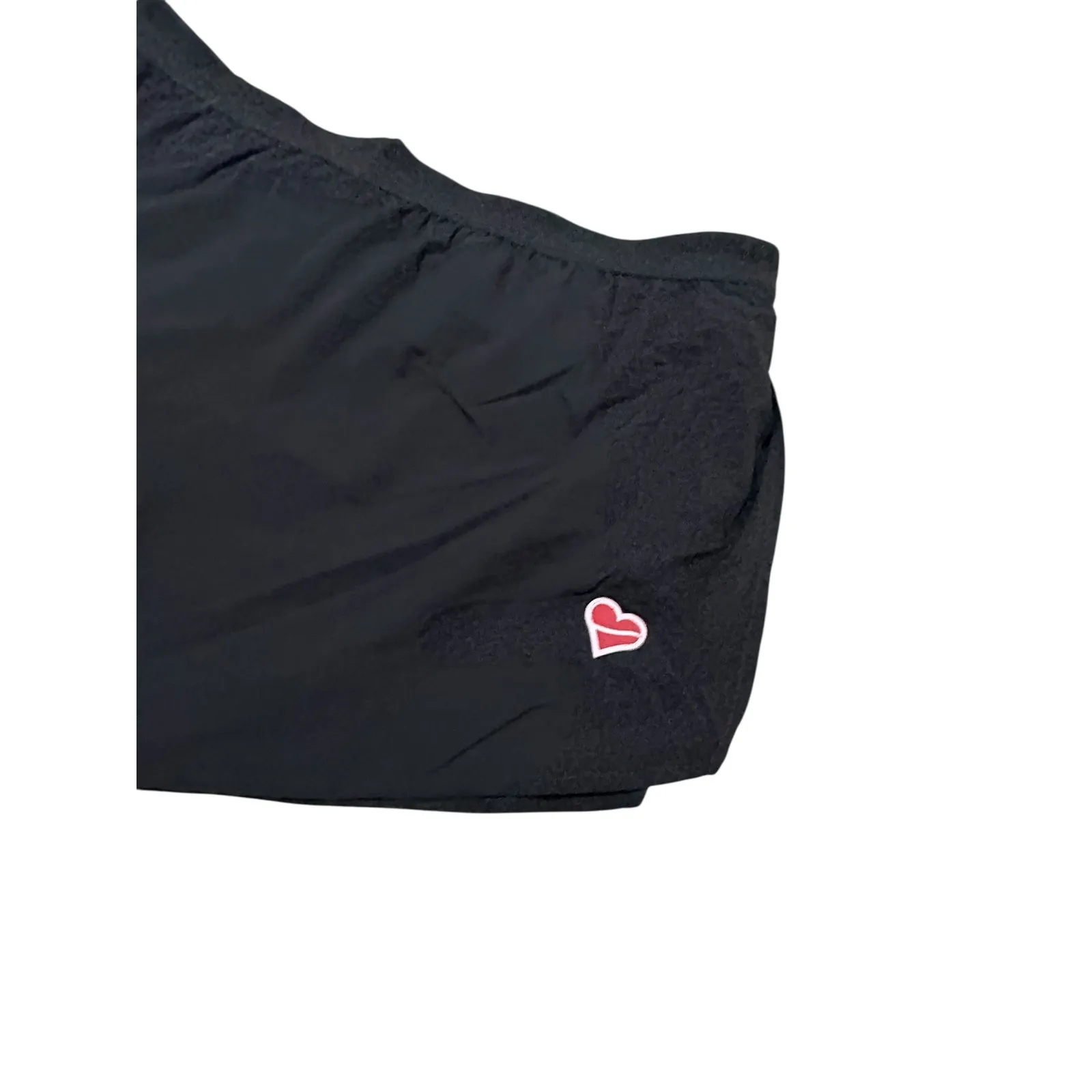 Heartbreak women's Bear‎ cage 2'' High split shorts black size Large - Image 4