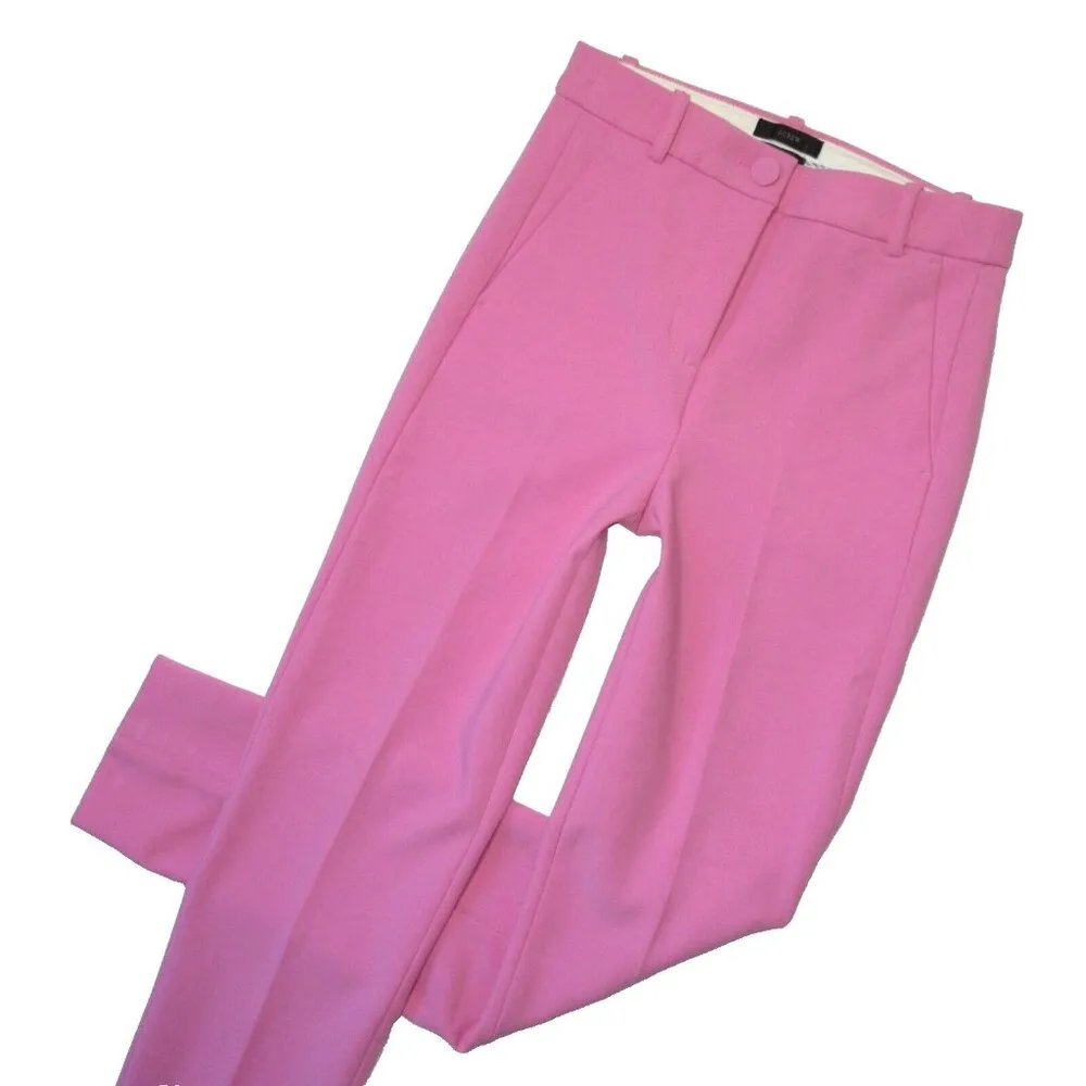 NWT J.Crew High Rise Cameron in Wild Petunia Pink Four Season Stretch Pants 4P - Image 2
