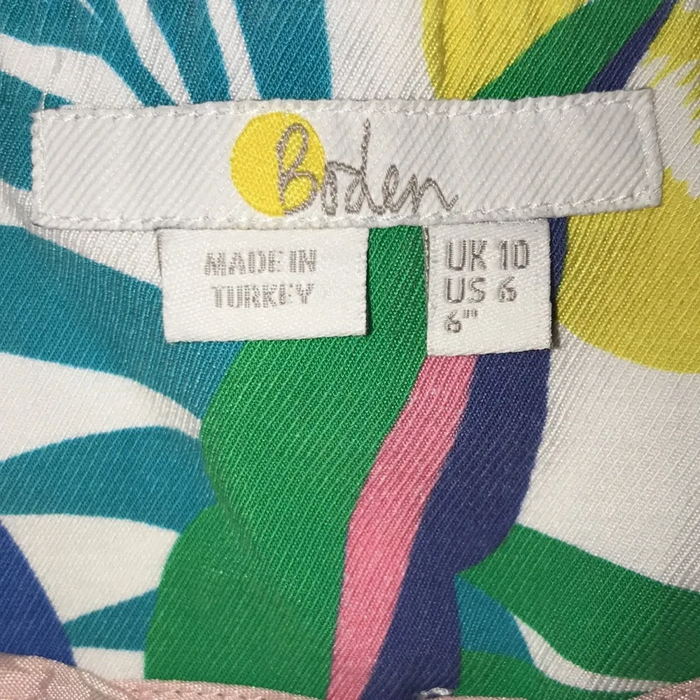 Boden Women’s Berwick Drapey Colorful Floral Print High - Image 7