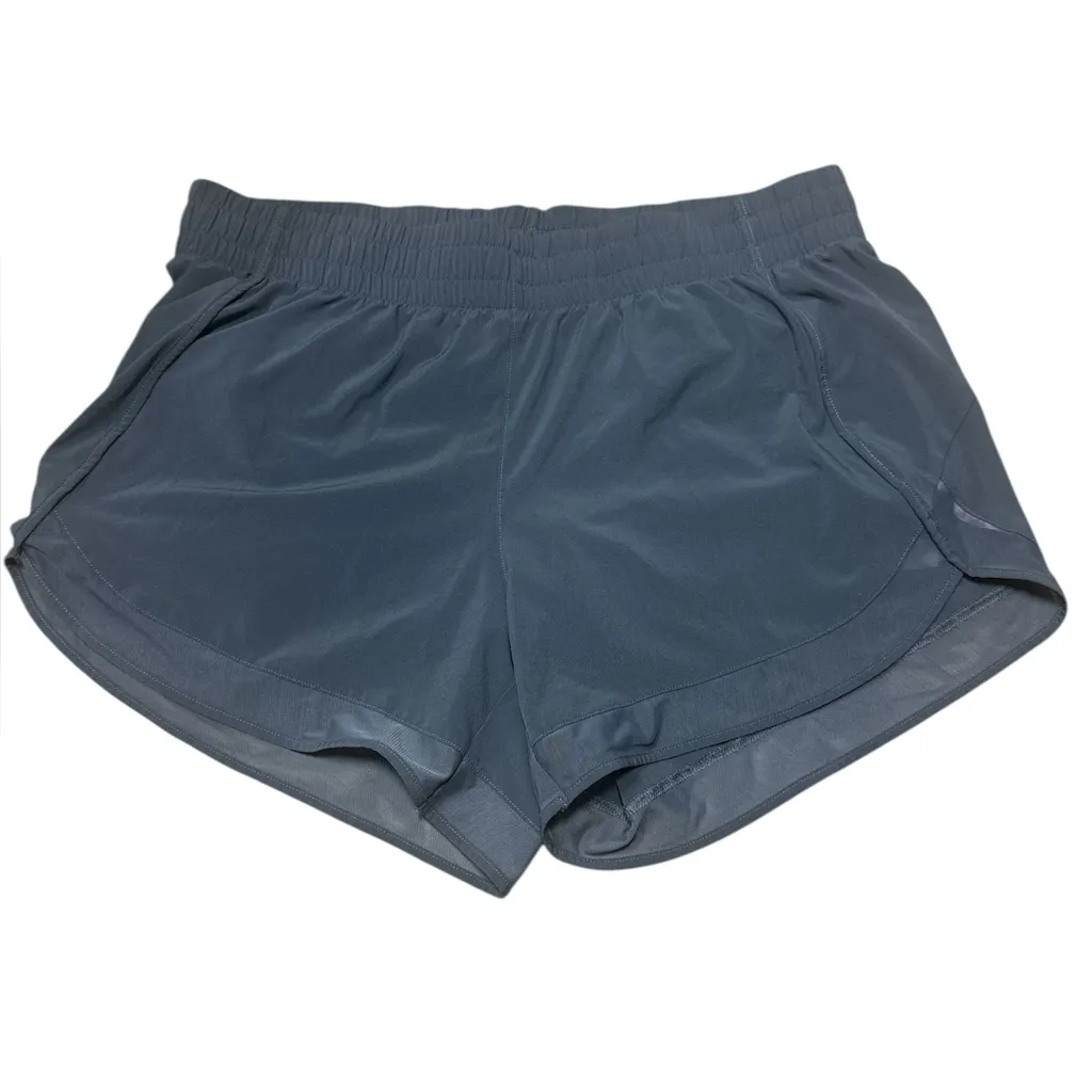 Athleta Mesh Racer Run 4” Short Charcoal Gray - Image 2