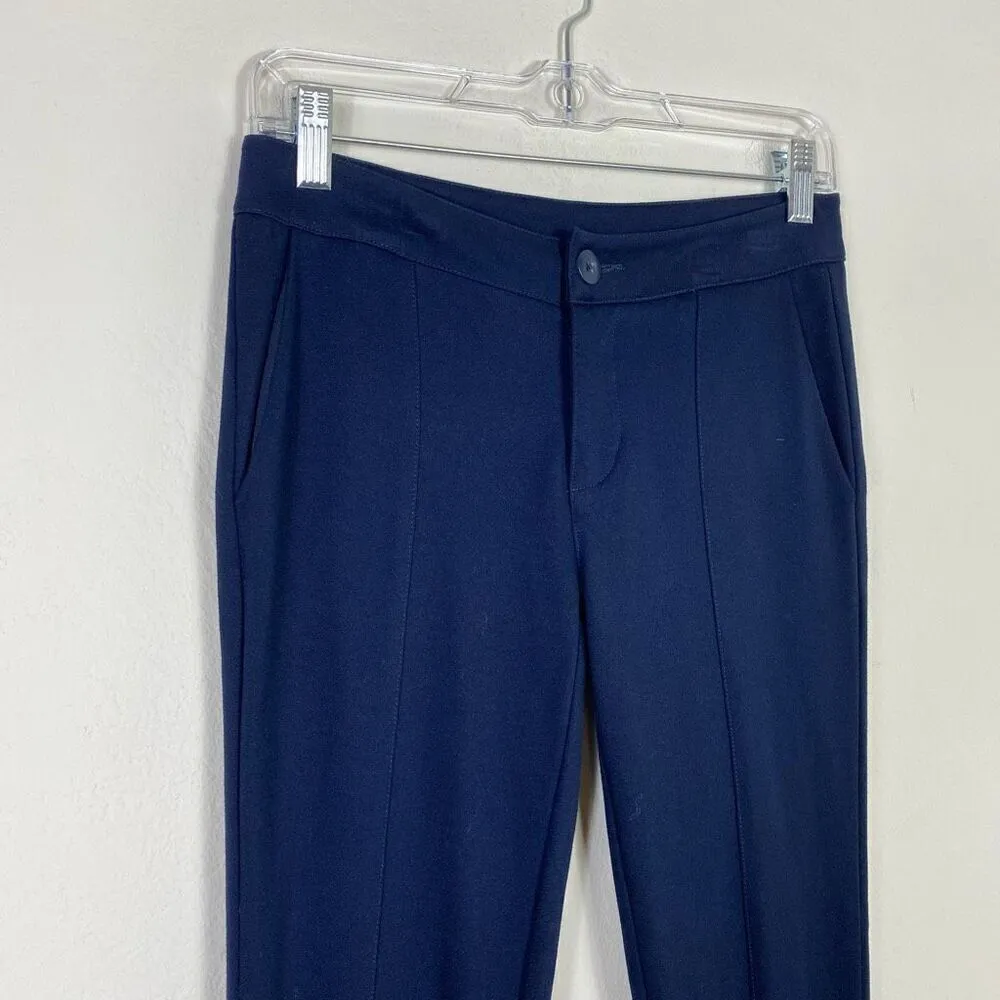Cabi Capote #5073 Navy Blue Front Seam Skinny Fit Dress Pant Trousers Size 0 - Image 3