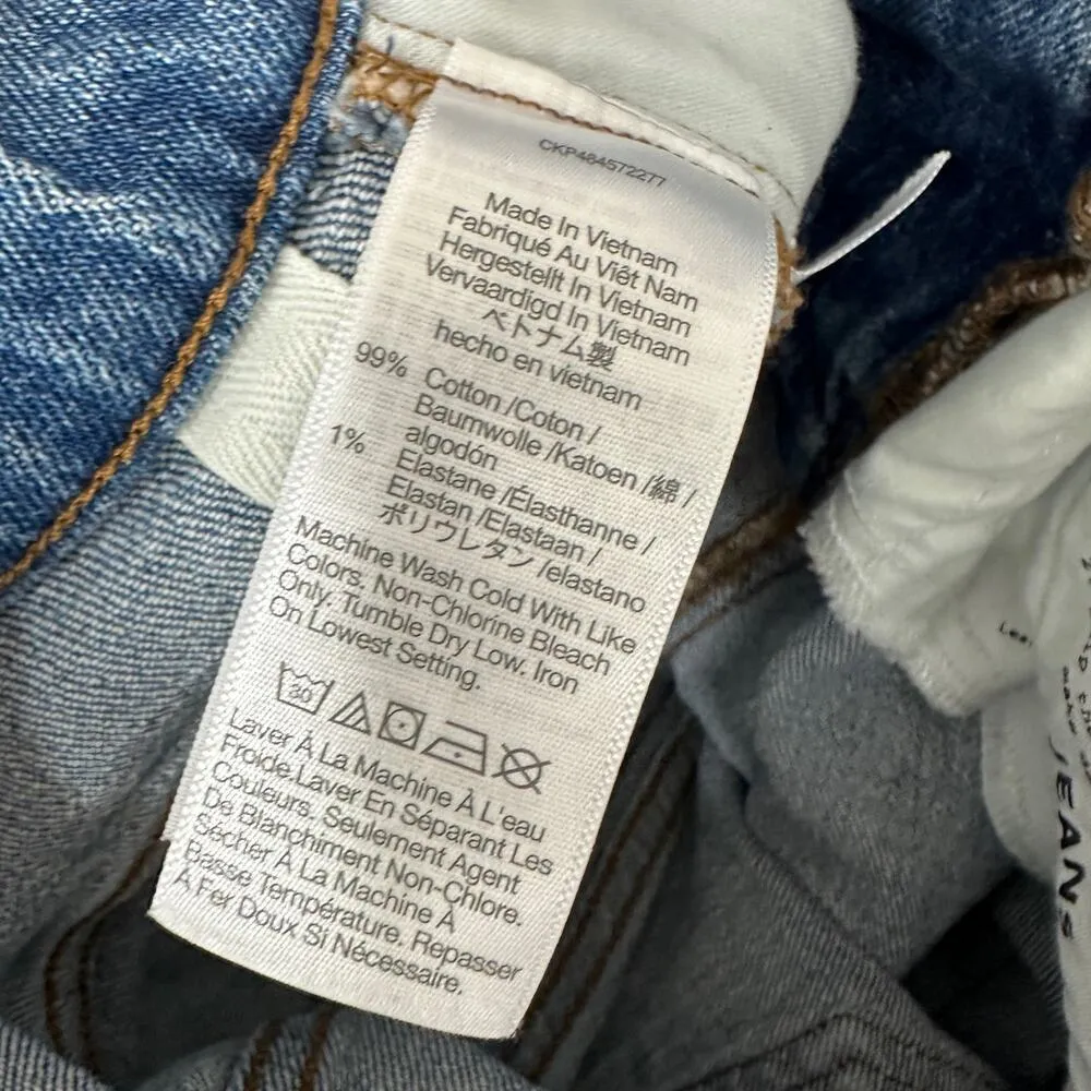 NEW Madewell The Petite 90s Straight Jean Rondell Wash Crease Relaxed US 23 P - Image 14