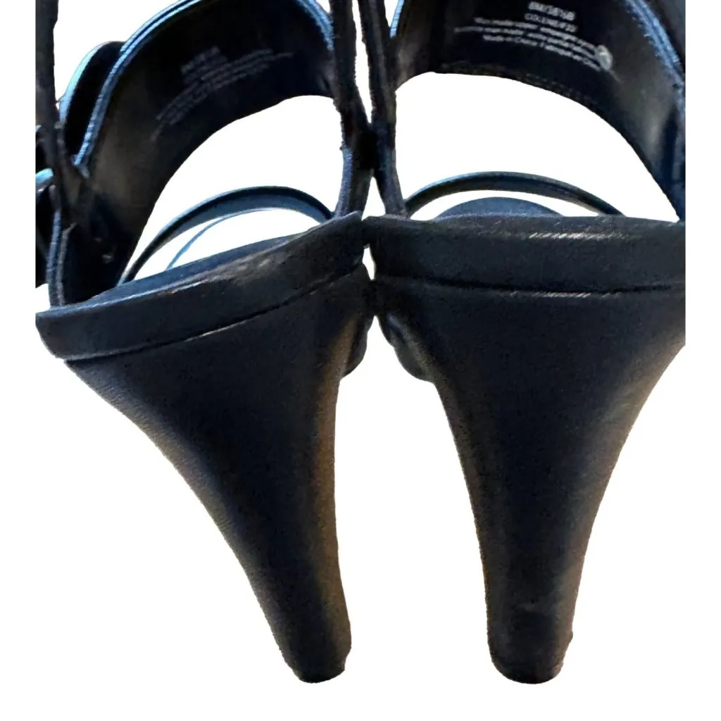 Karl Lagerfeld Colene 8M Strappy Business Casual Ankle Strap Heels Black Size 8 - Image 7