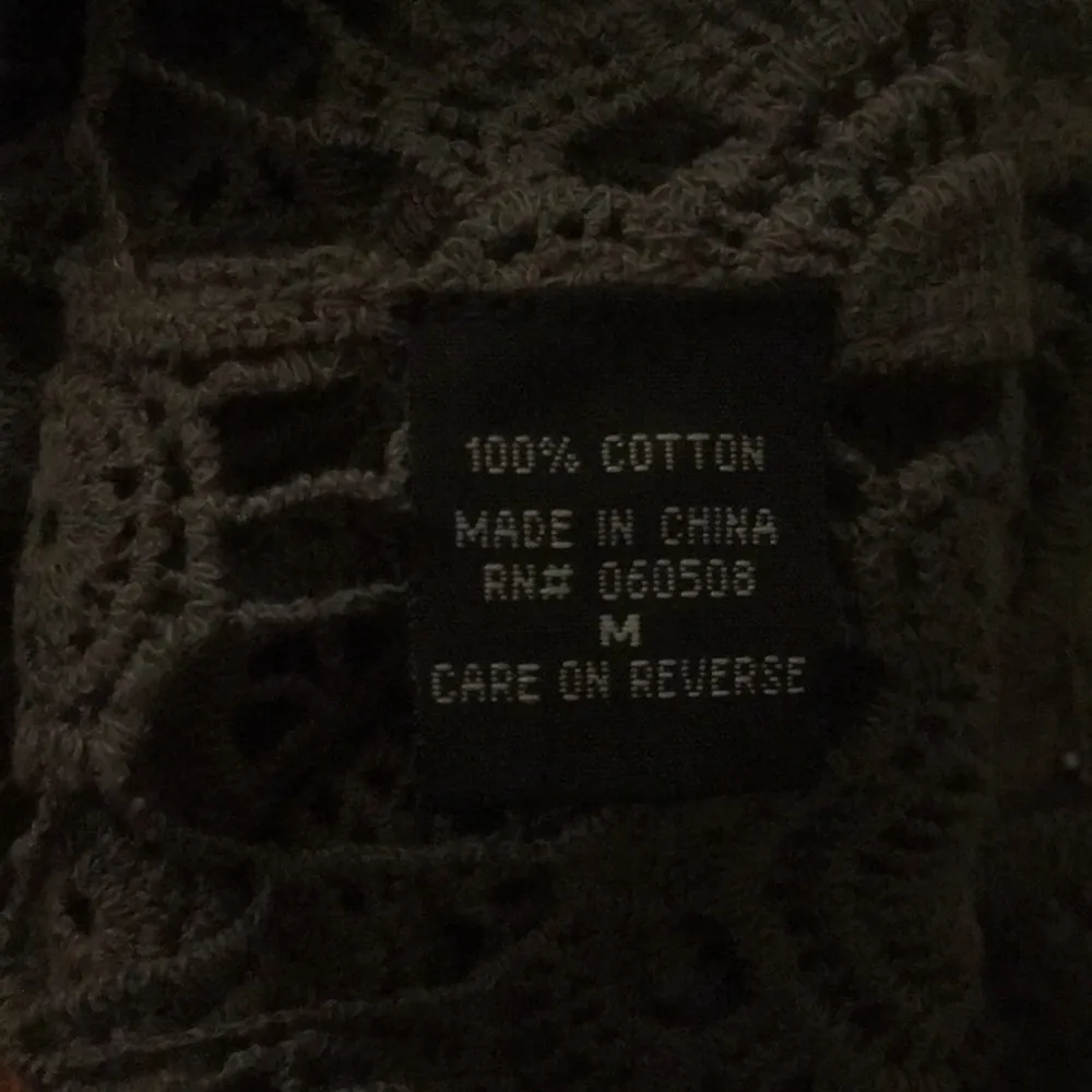 Angie eyelet lace Ombré pink gray top coverup size M - Image 12