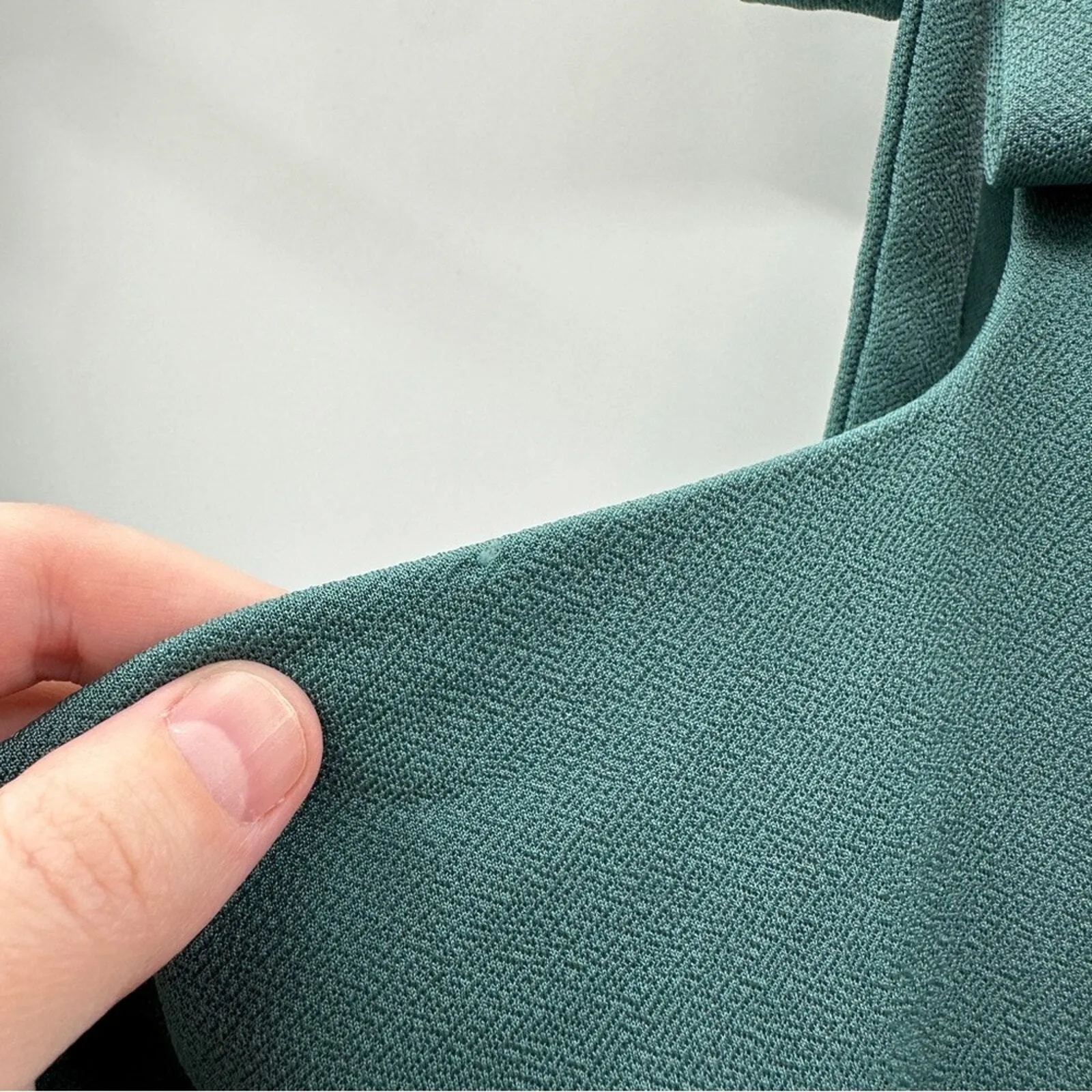 Birdy‎ Grey NWT Alex Bridesmaid Dress Size M Sea Glass Sleeveless Crepe Formal - Image 10