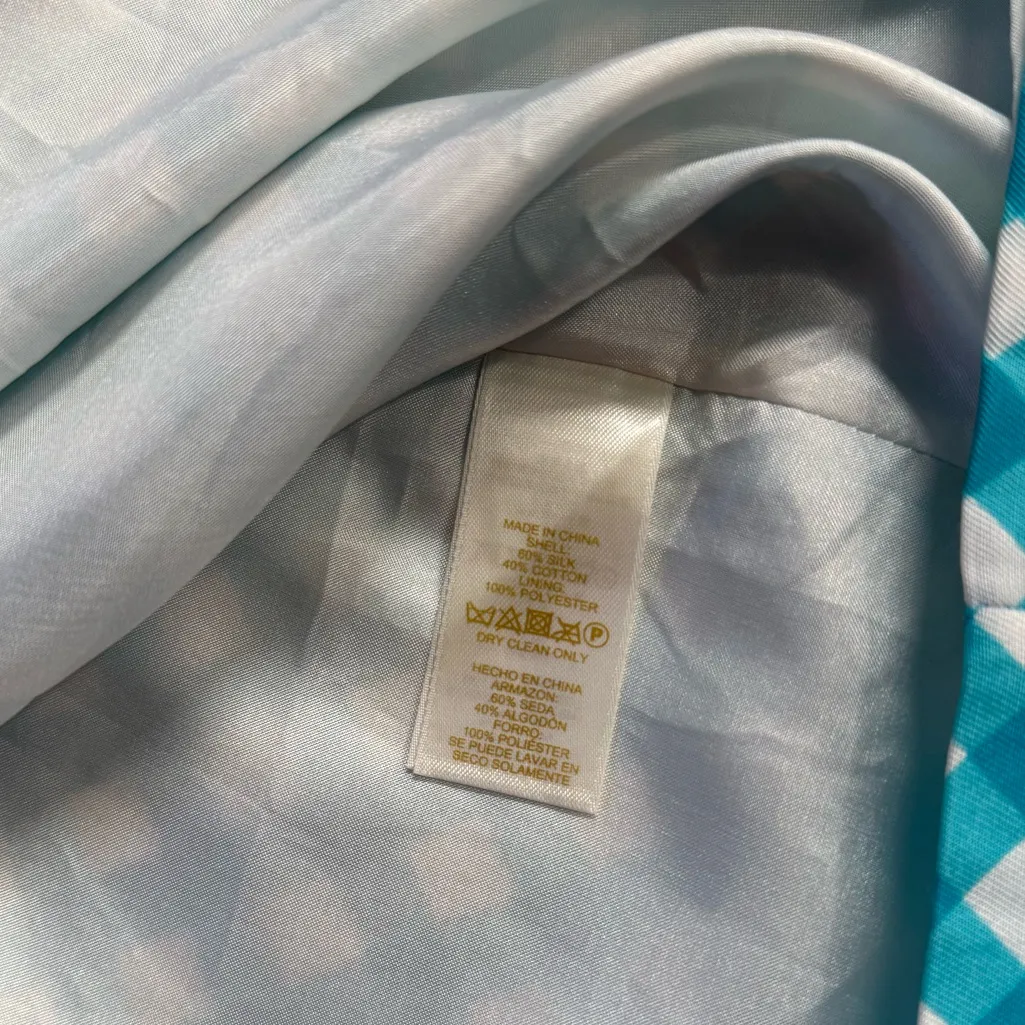 Kate Spade Aubrey Silk Blend Gingham Wrap Mini Dress ~ Size 6 🧡🍄 - Image 9