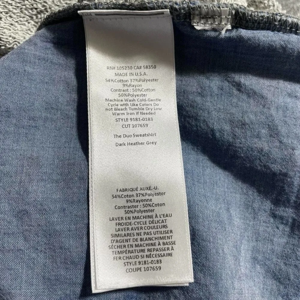 Current/Elliott Size 1  Top Blouse Long Sleeve Shirt - Image 6