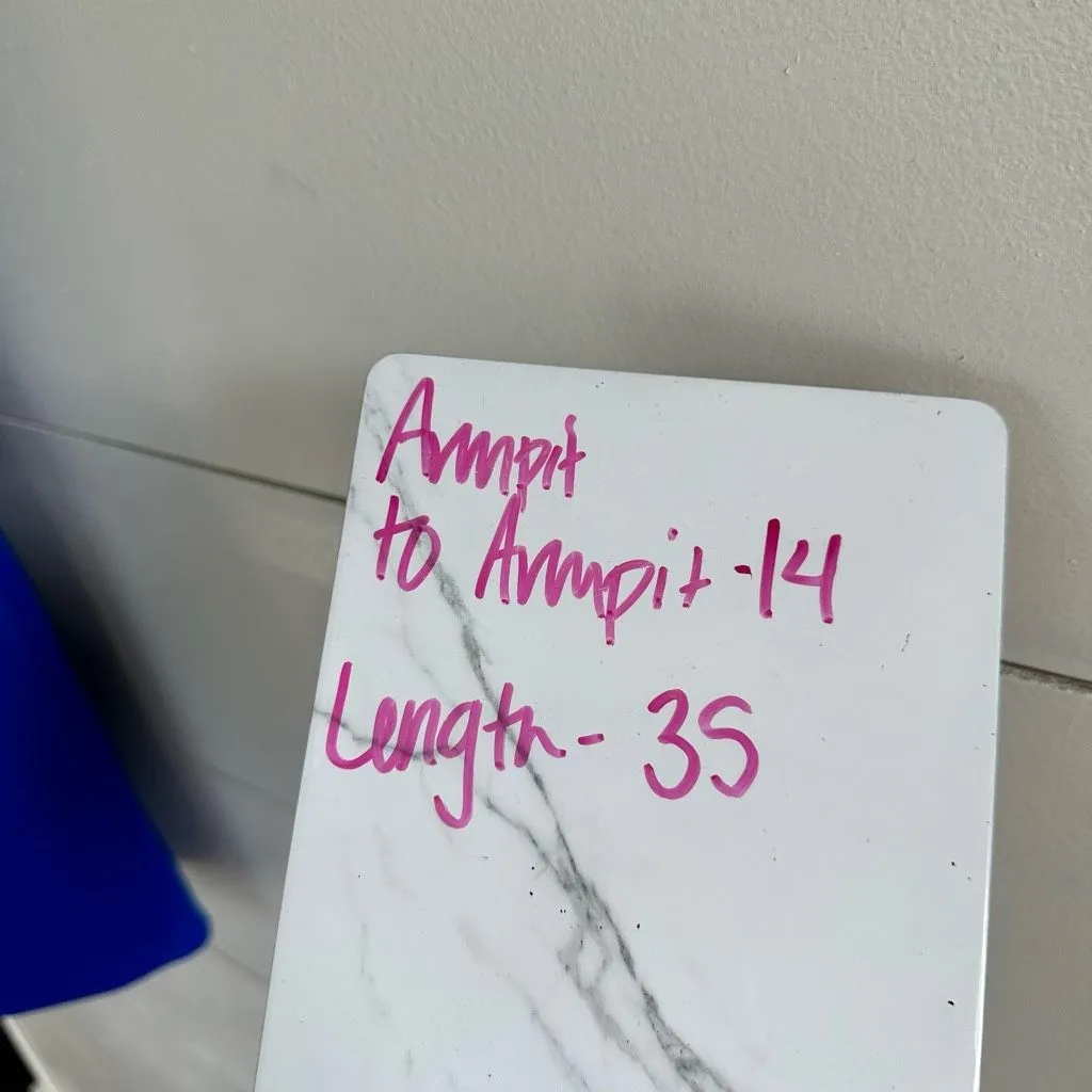 Express Women’s 0 Royal Blue Cutout Fit and Flare Dress - Image 3