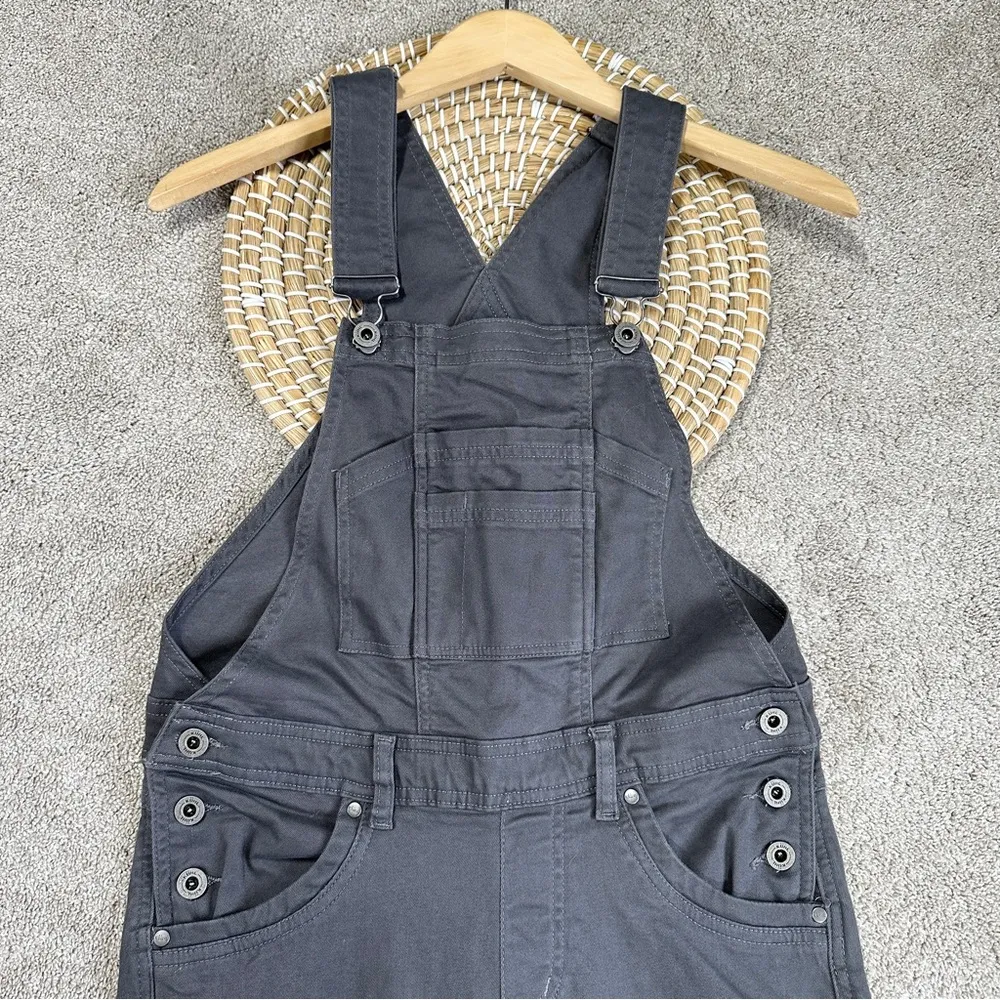 Kuhl Women’s Kontour Kraft Overall Jumpsuit Workwear Outdoor in Charcoal Twill 0 - Image 3