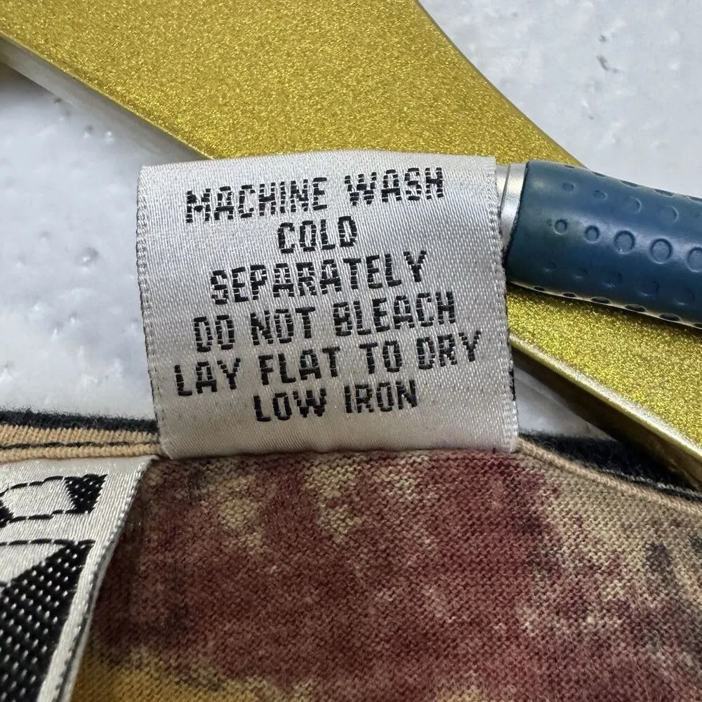 Take Two Floral Paisley Asymmetric Kimono Cardigan Size L Artsy Boho Hippie Brown Size L - Image 4