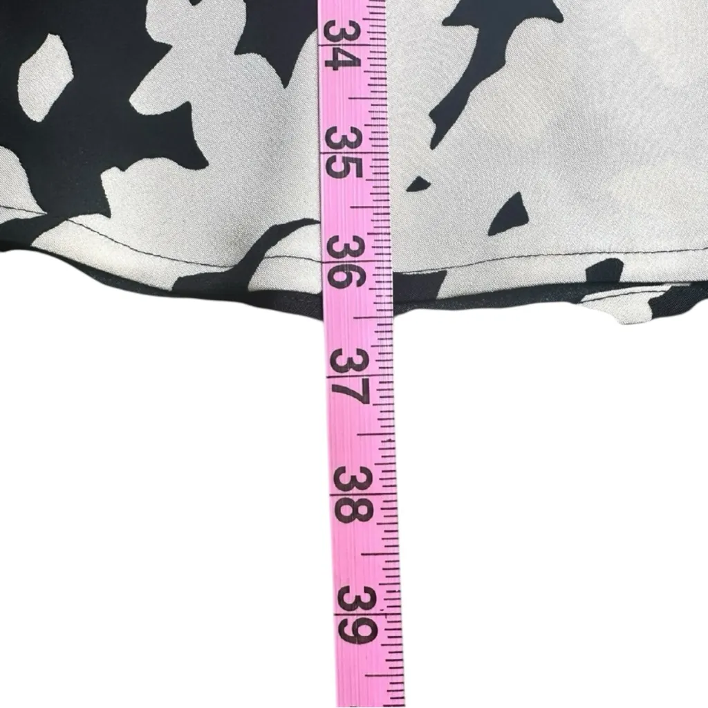 CARLISLE Black and White Midi Dress Size 2 - Image 6