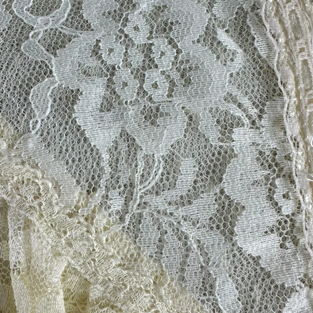 Vintage 70s Gunne Sax Ethereal Dainty Edwardian Prairie Lace Blouse Size Medium - Image 8