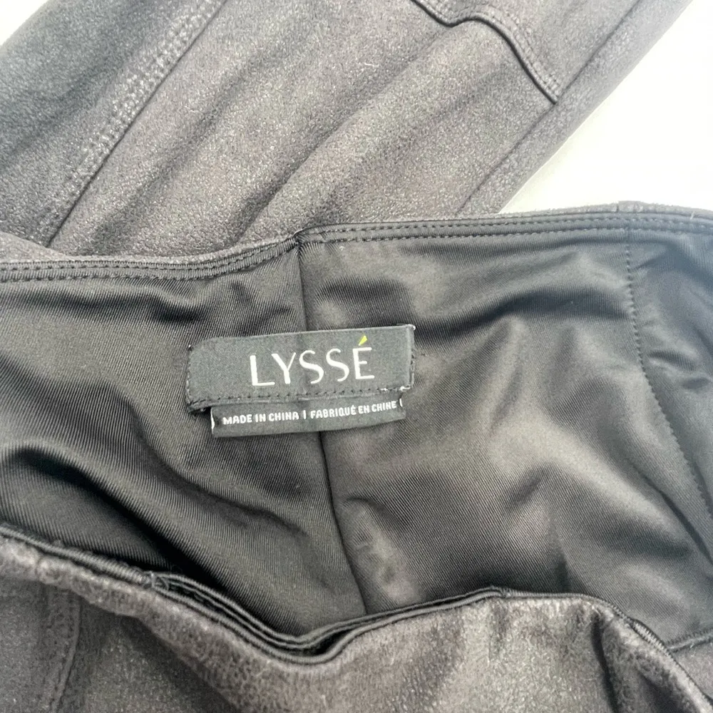Lysse size small suede feel leggings, with seam. - Image 3
