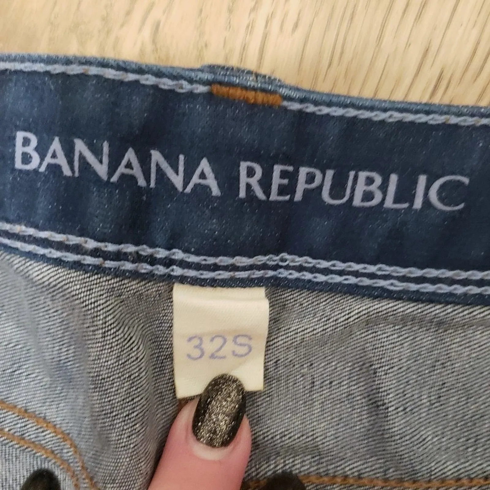 Banana Republic Womens 32‎ S Short Skinny Jeans Stretchy Slim Leg - Image 2