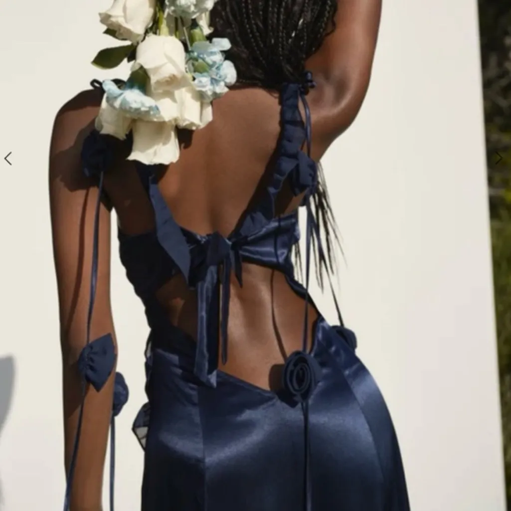 For Love And Lemons Navy High Low Dress - Image 3