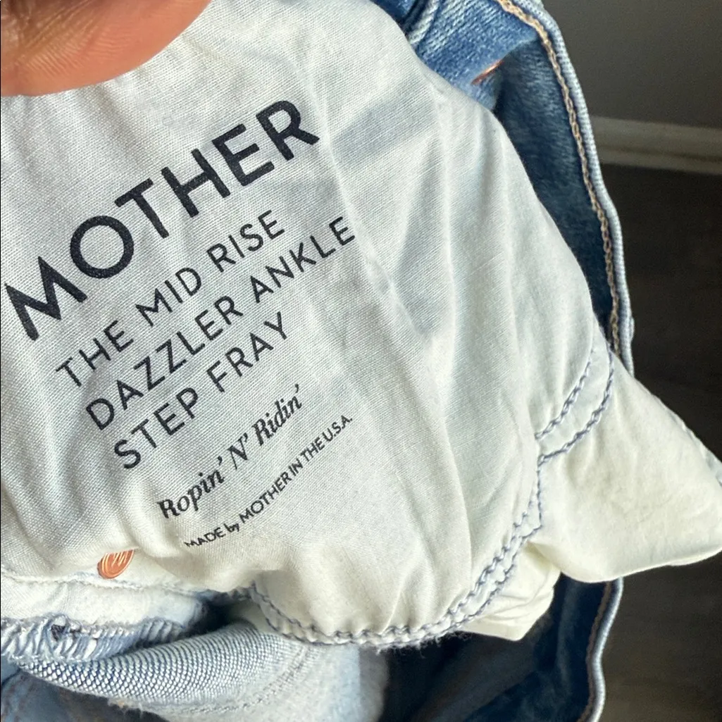 MOTHER THE MID RISE DAZZLER ANKLE STEP FRAY Ropin' N' Ridin' 29 - Image 11