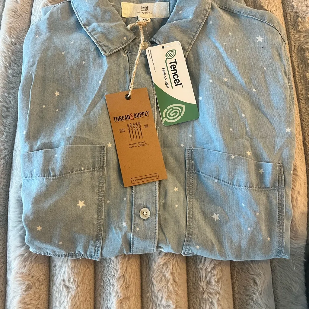 Denim Dress Nee with Tags‎ Blue - Image 4