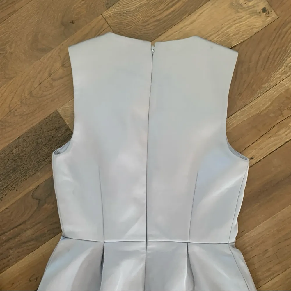 C/MEO Collective Silver Gray VNeck Night Fever Sleeveless Dress Size Sma… - Image 7