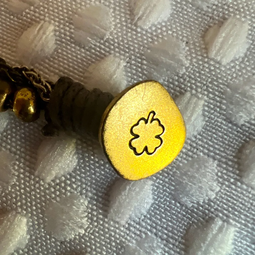 Lucky Brand Gold Clover Bracelet - Image 2