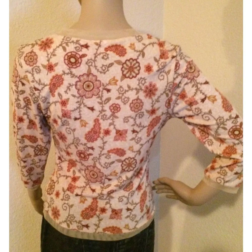 NO BOUNDARIES Women Top Small 3/4 sleeves Juniors - Image 8