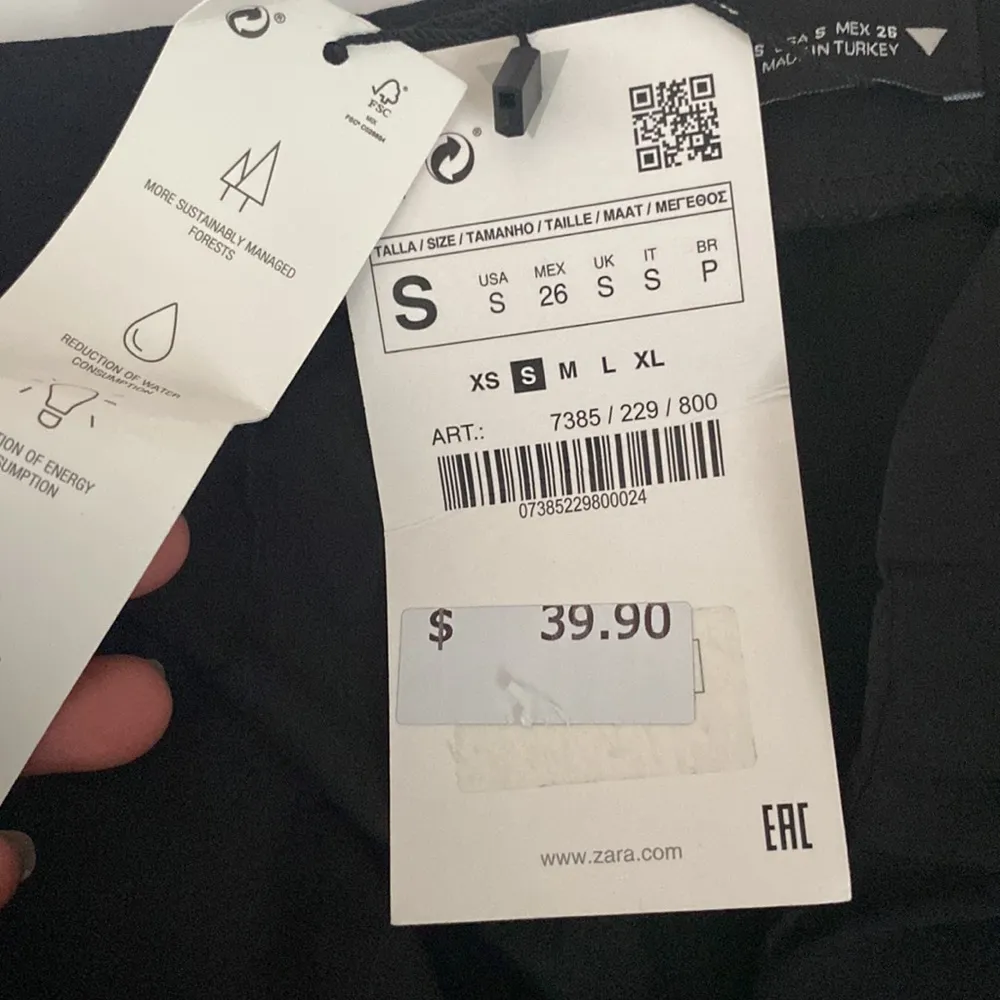 Zara Black Skirt SIZE S - Image 4