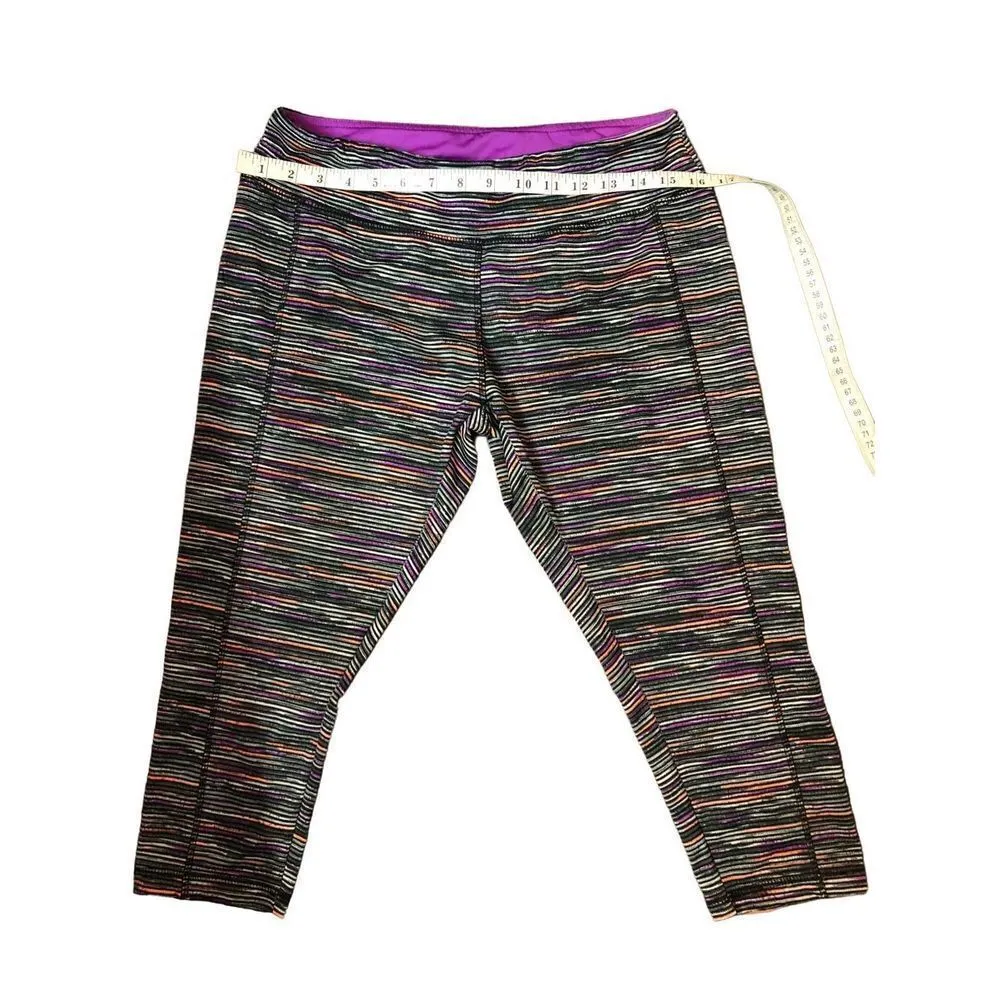 Ashley Blue space dye yoga capris Purple Size M - Image 7