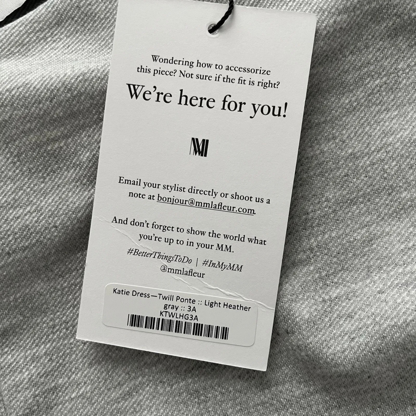 M.M Lafleur Katie Twill ponte dress light Heather gray Size 22 Minimalist Chic - Image 7