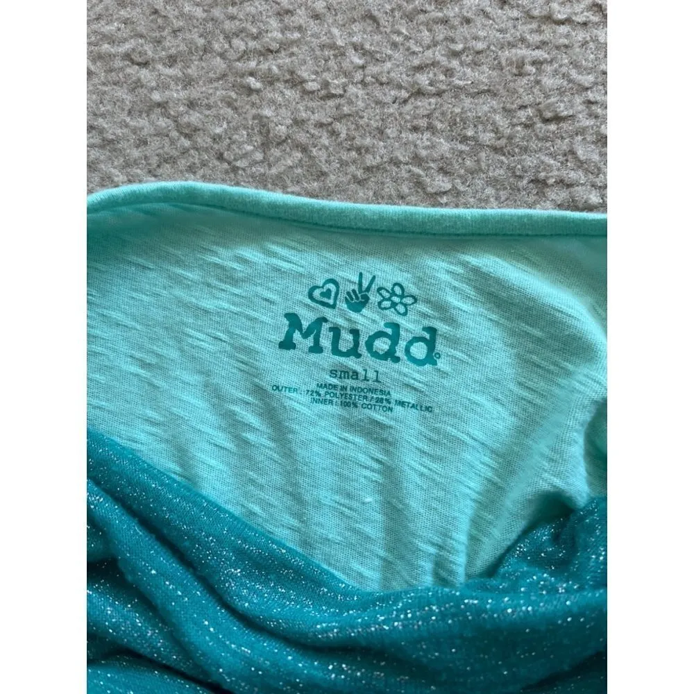 Mudd seafoam teal sparkly green camisole tank top shirt combo Y2K Lizzie McGuire - Image 8