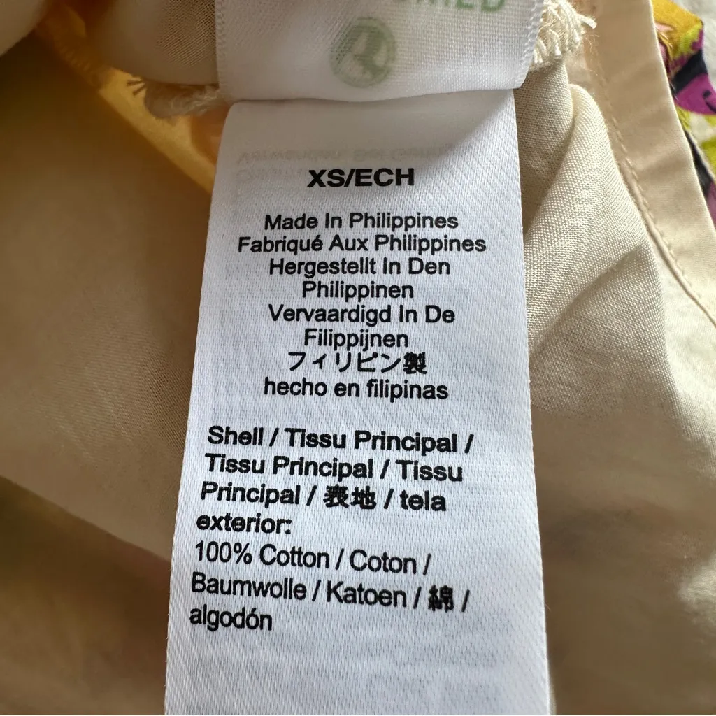 J. Crew Ratti Tiered Popover Dress in Safari Animals XS - Image 7