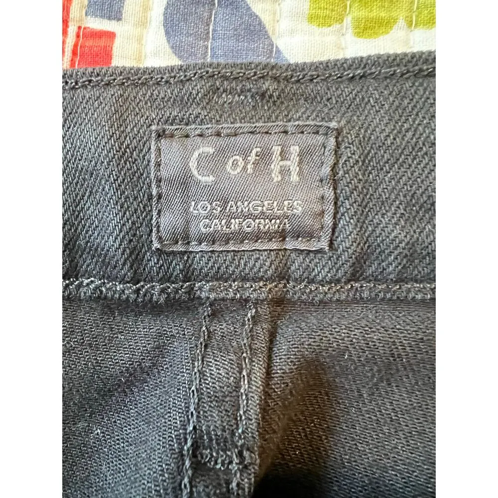 Citizen of Humanity -  Women’s Drew Flounce High Rise Black Jean Pants Size: 26 - Image 9