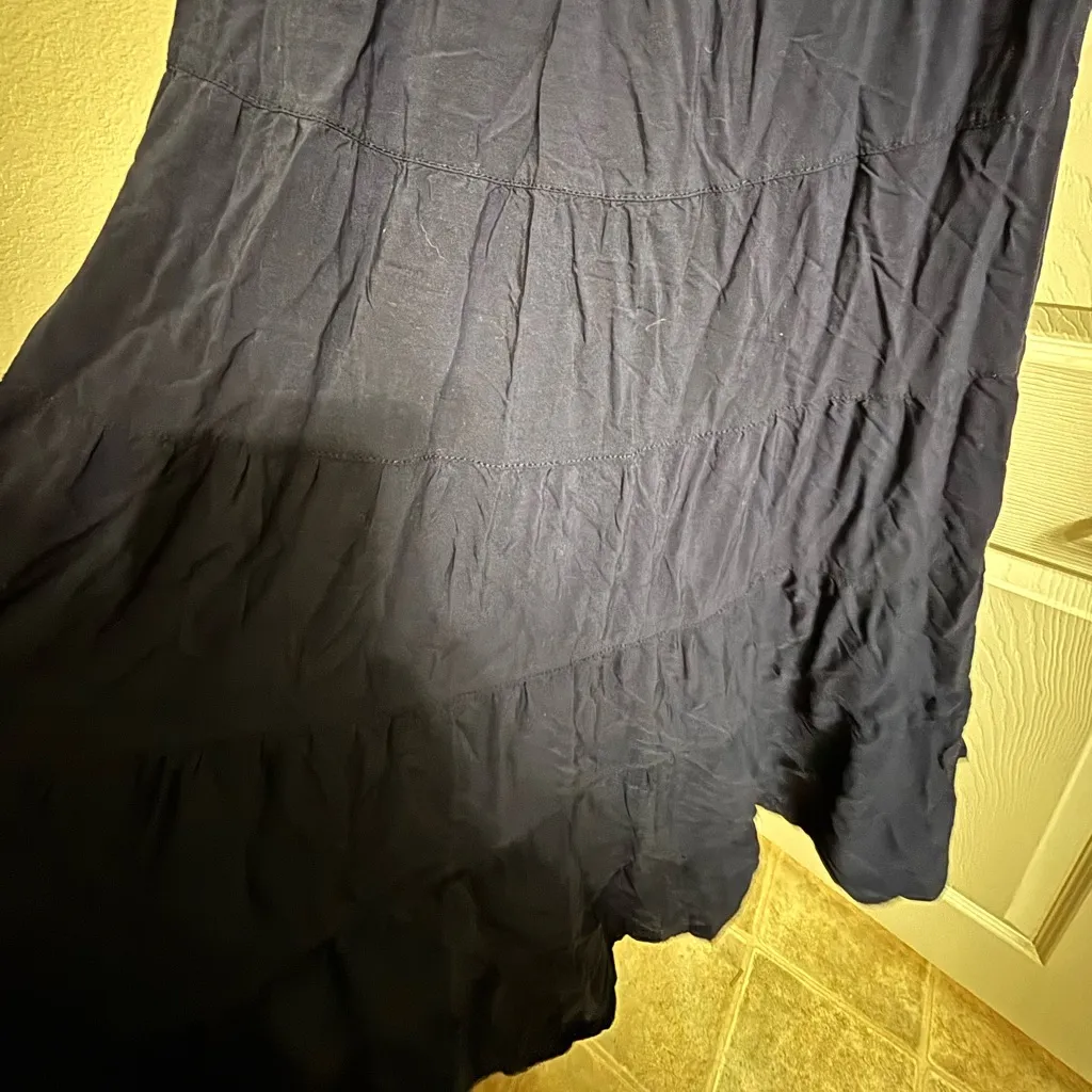 Max Studio long navy blue dress - Image 4