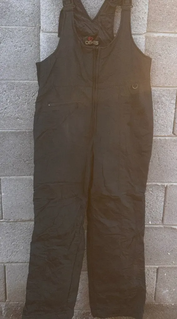 Vintage CEVAS By Helly Hansen Ski Bib & Snow Bib Overalls Winter Wear L Black - Image 1