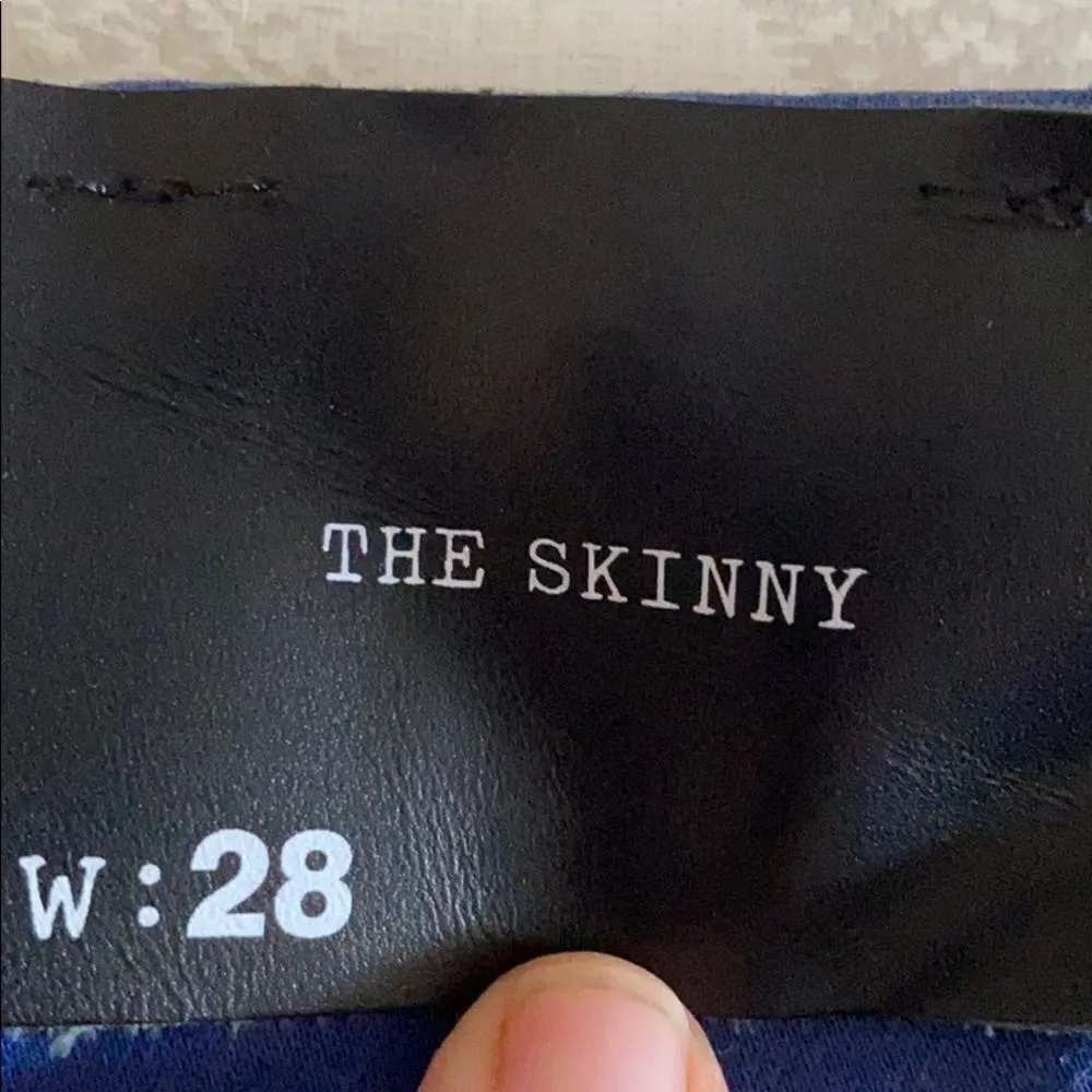 Joe’s Jeans Royal Blue The Skinny Light Jeans - Image 4