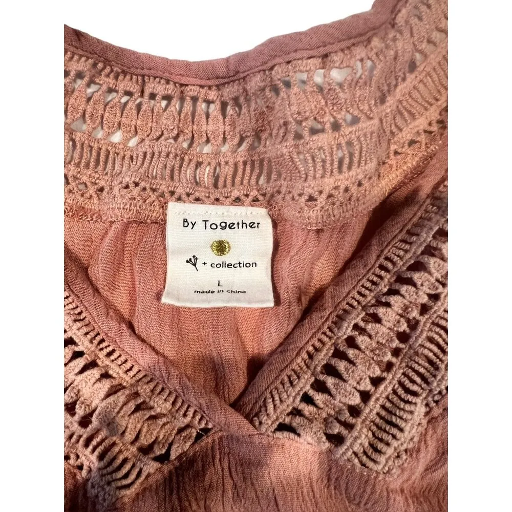 By Together  Women's Rose Knitted Neck Top - Image 3