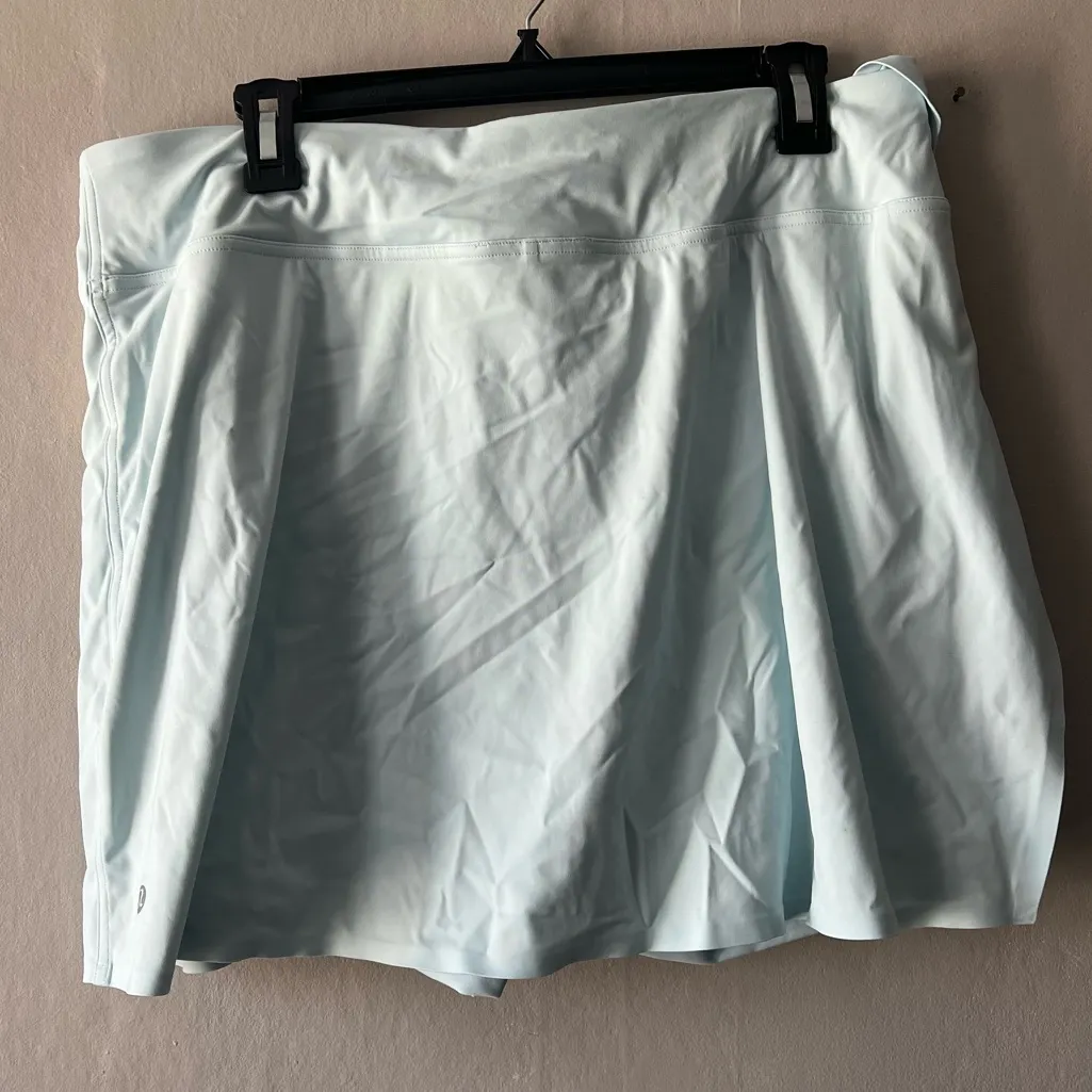 Lululemon Powder Blue Super-High-Rise Side-Slit Tennis Skirt Size 14 - Image 5