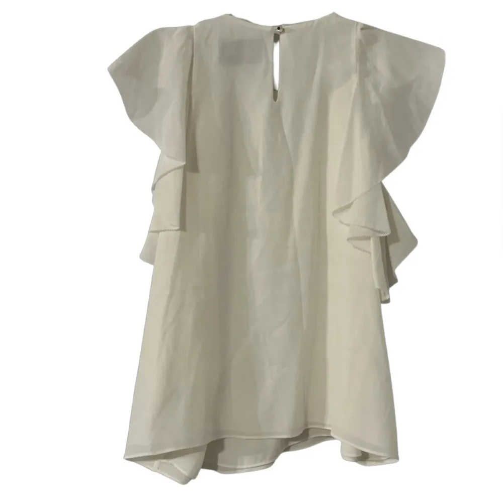 Alexis Butterfly Sleeve Silk Blouse - Image 2