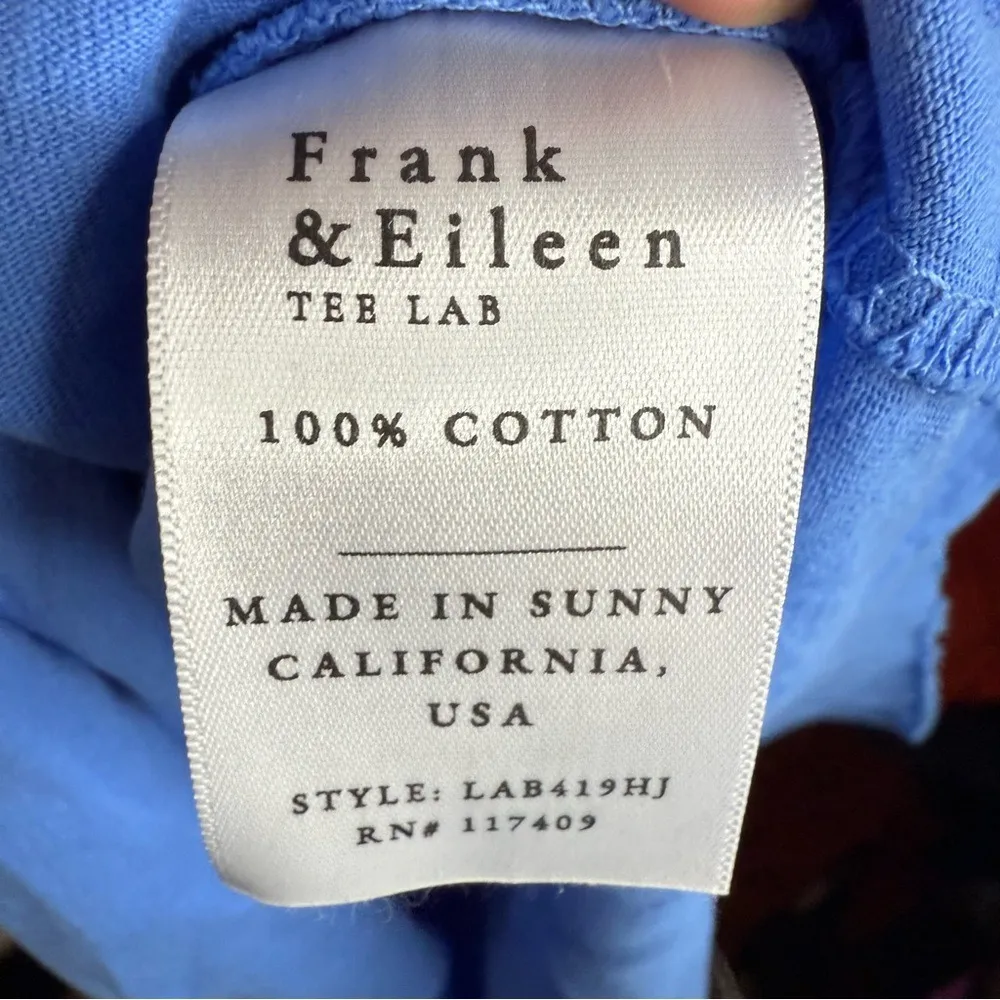 Frank & Eileen Harper Large Perfect Tee Maxi Royal Blue Dress Classic Staple - Image 7