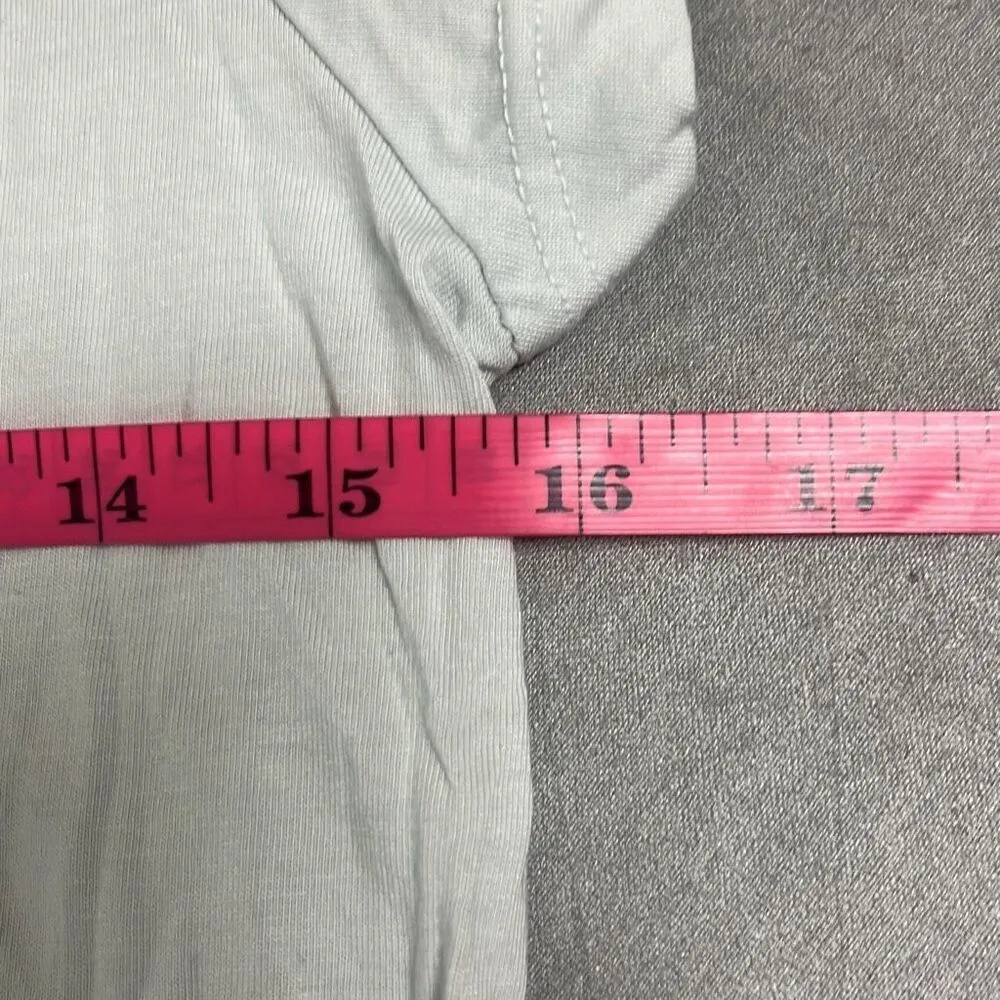 Marine Layer Light Blue Green Crewneck T Shirt XS Short Sleeve Cotton Modal - Image 9