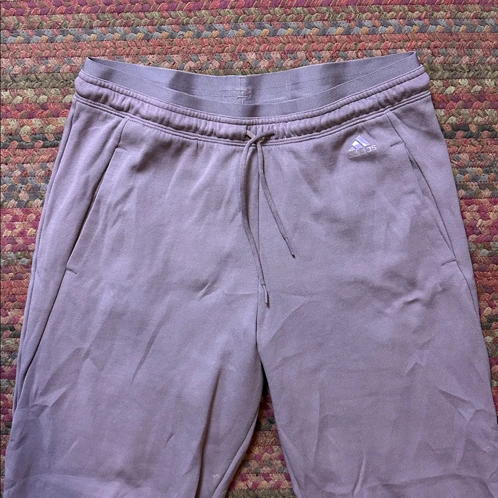 ADIDAS DUSTY ROSE PINK SWEATPANTS - Image 2