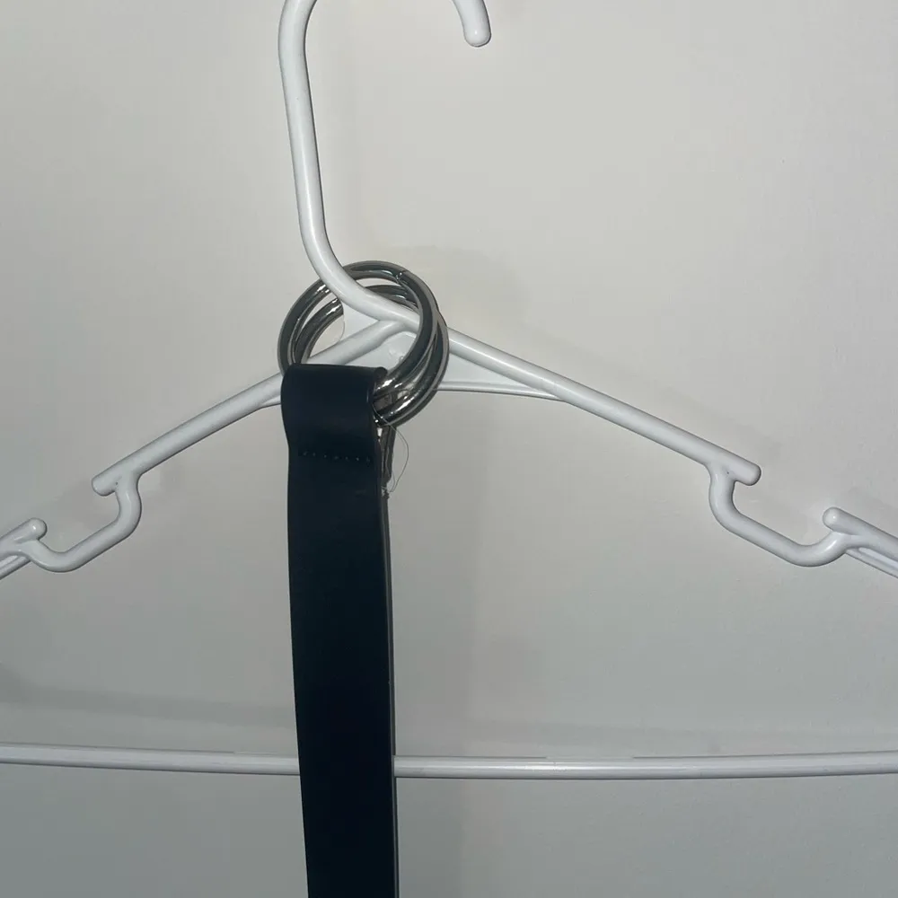 Black leather belt - Image 3