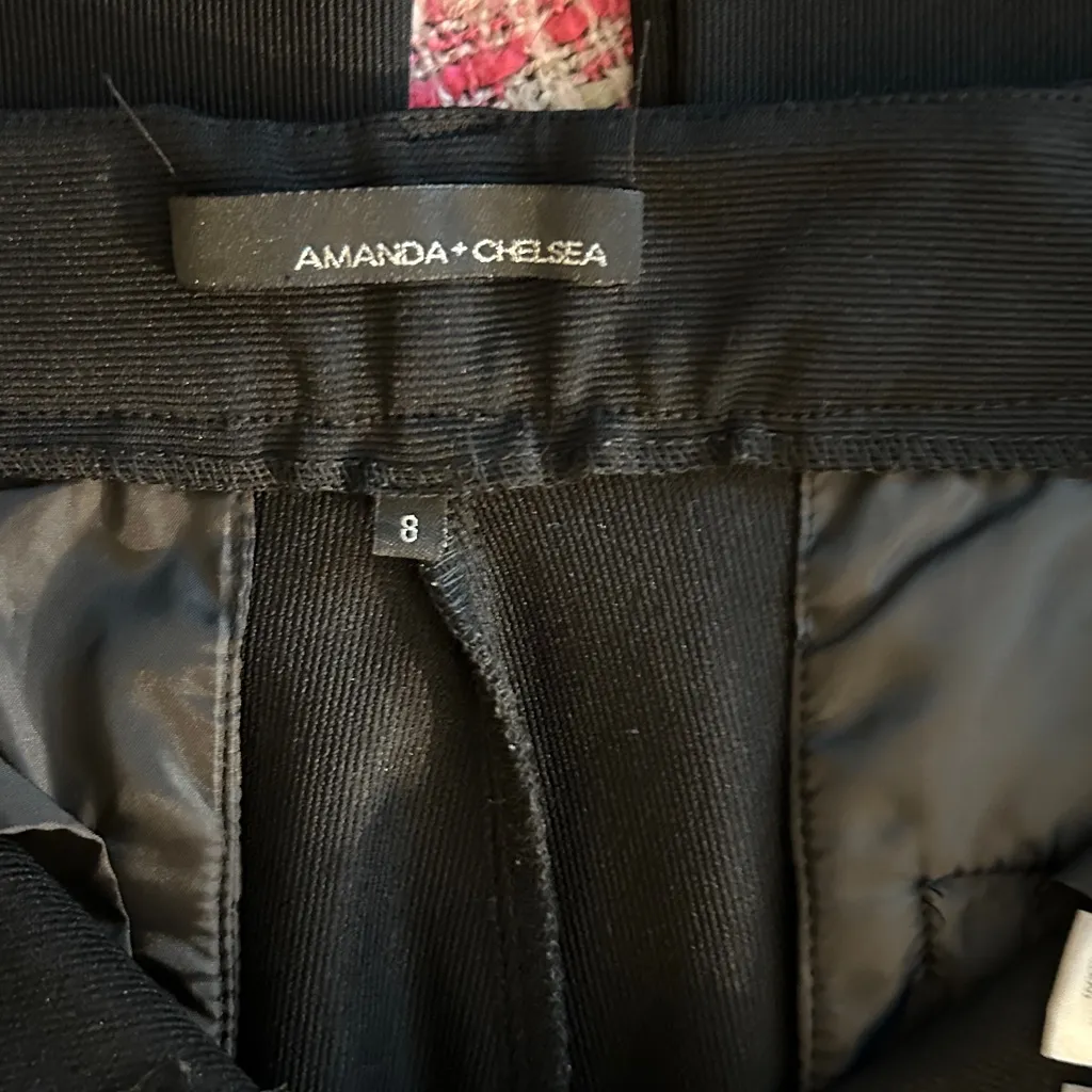Amanda & Chelsea Size 8 Black Boot Leg Trousers - Image 6